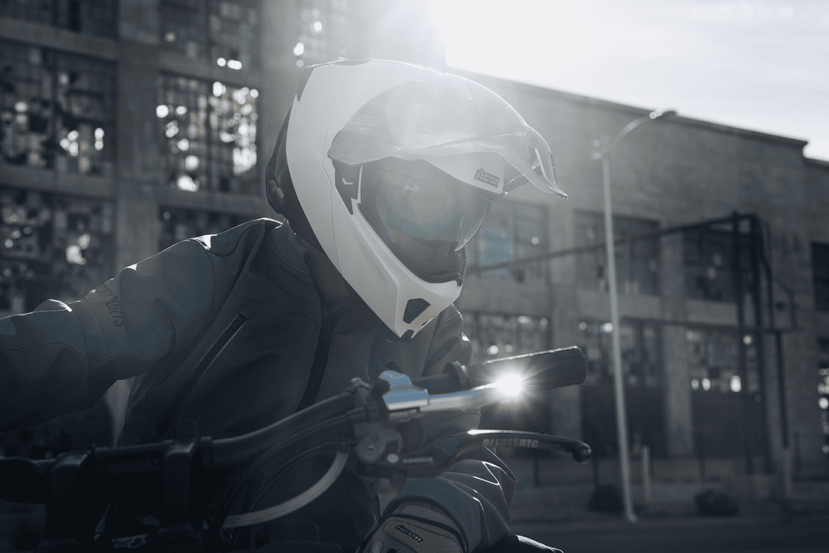 Icon Threshold Solid Modular Motorcycle Helmet