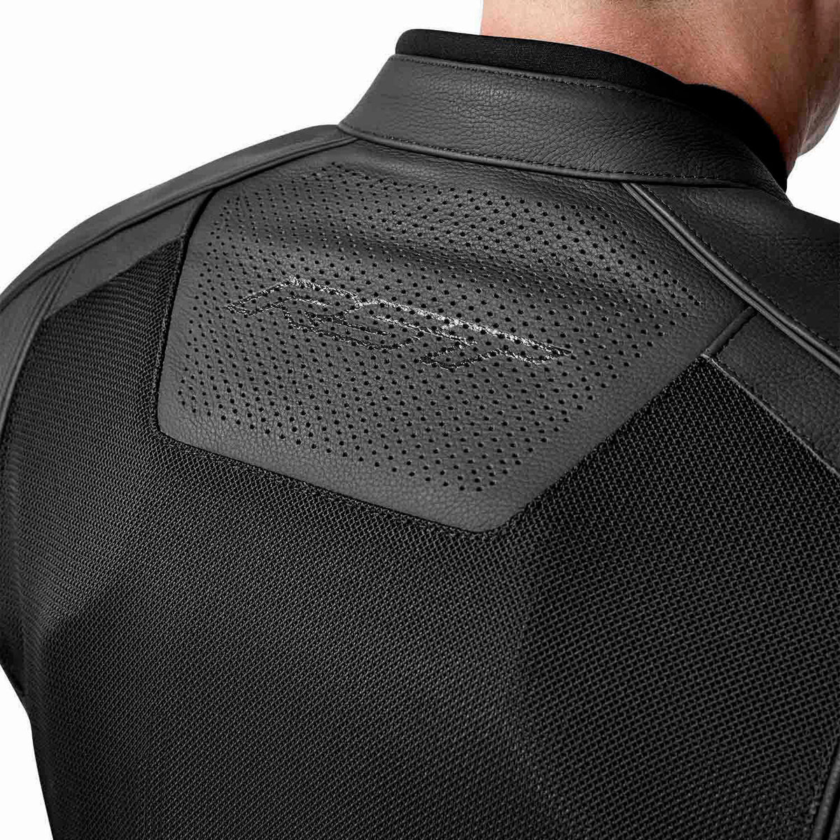 RST Moto Men's S1 D3O Mesh Leather Motorcycle Jacket