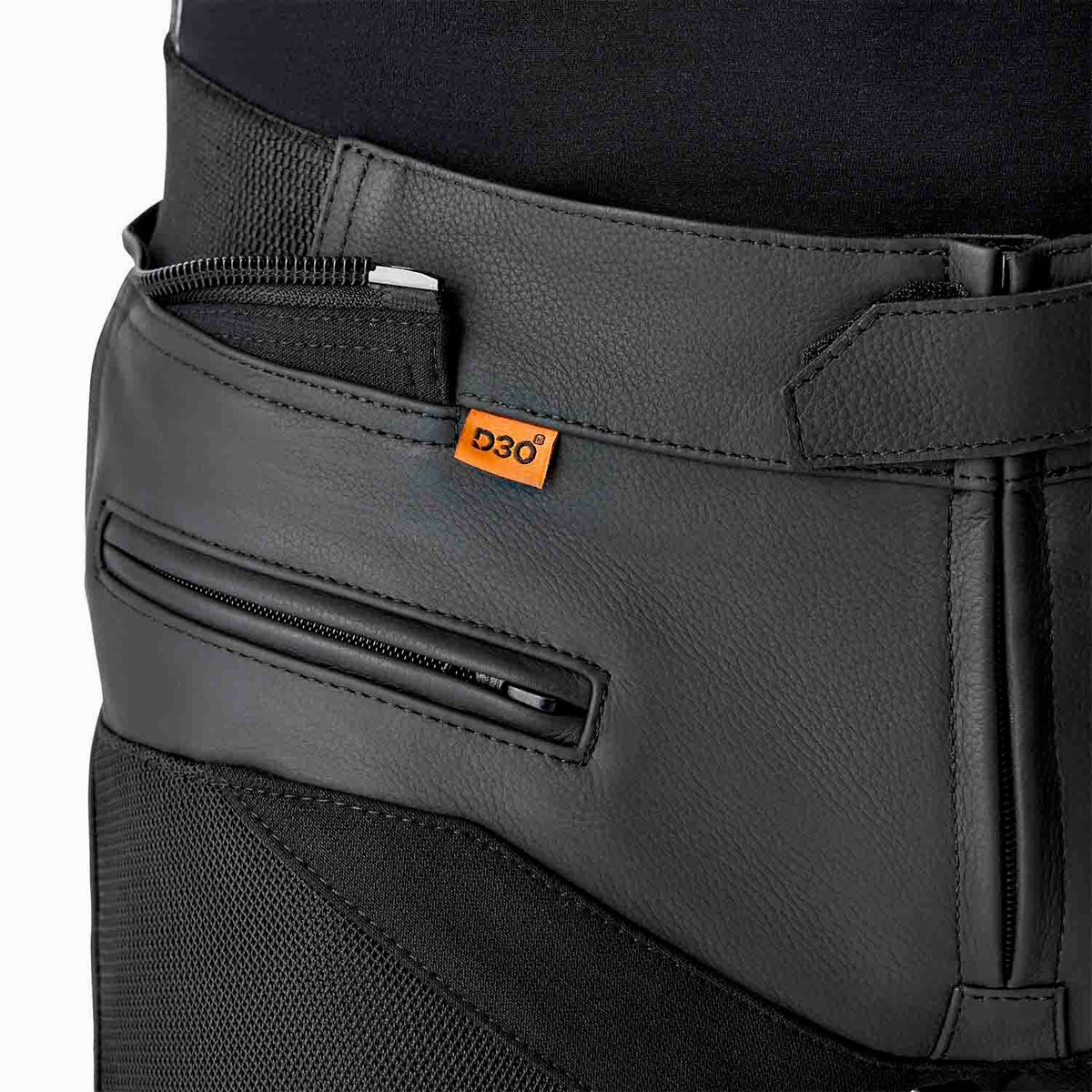 RST Moto Men's S1 D3O Mesh Leather Motorcycle Pants
