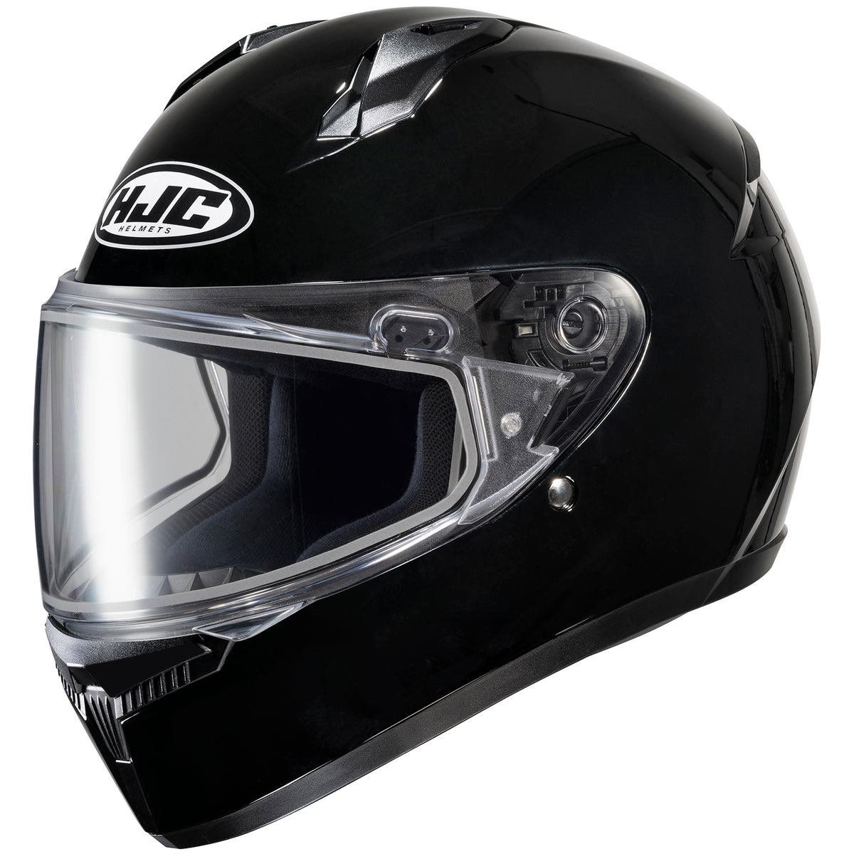 HJC C10 Snow Solid Full Face Motorcycle Helmet w/ Dual Shield