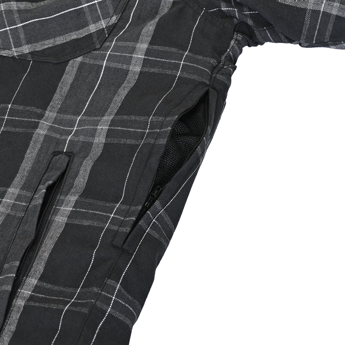 Cortech Men's El Camino Motorcycle Riding Flannel Shirt