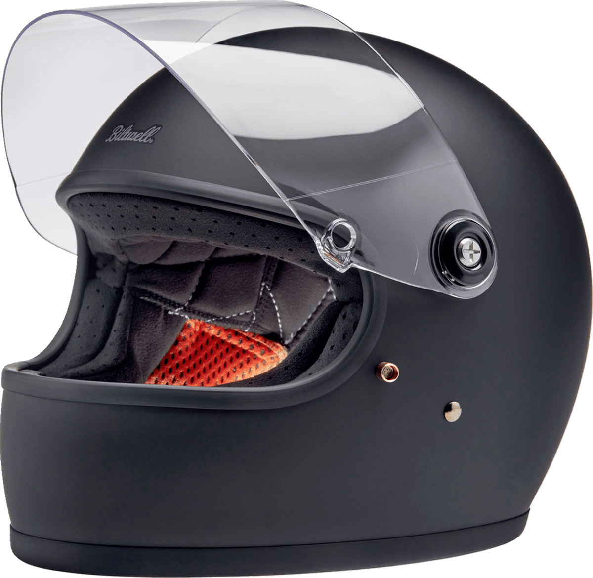 Biltwell-Gringo-S-Solid-Full-Face-Motorcycle-Helmet-Flat-Black-Open-visor