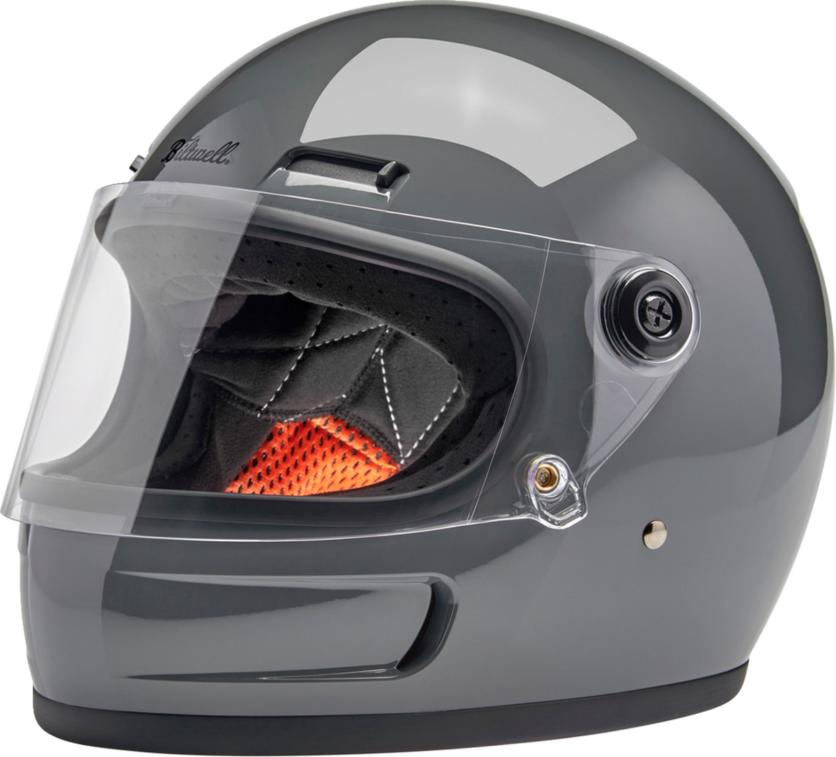 Biltwell-Gringo-SV-Solid-Full-Face-Motorcycle-Helmet-Gloss Storm Grey-Main
