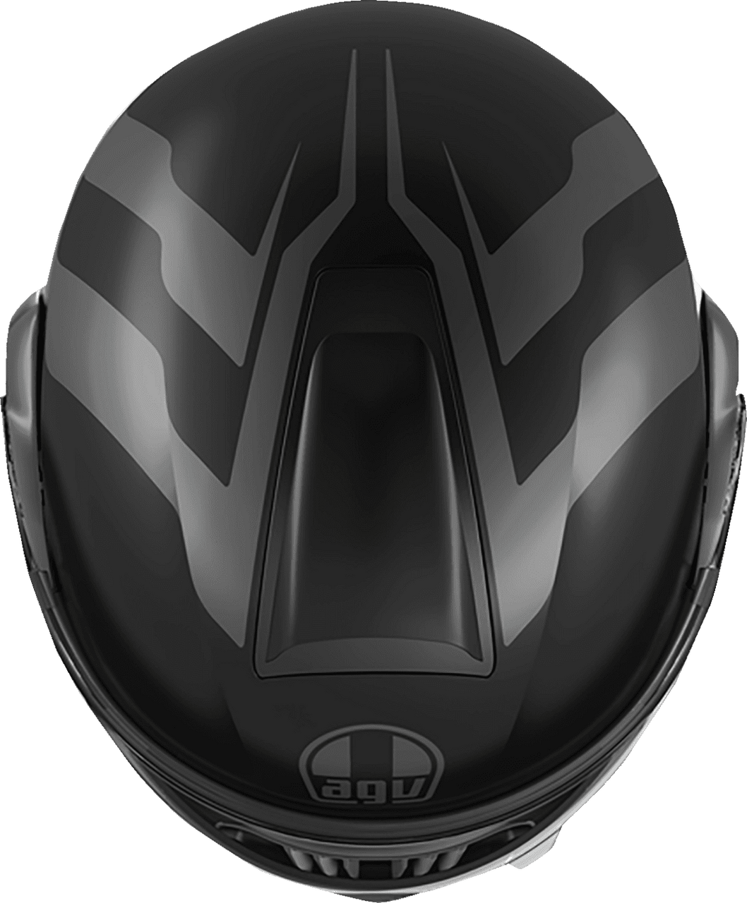 AGV-Resia-Street-Modular-Motorcycle-Helmet-Matte-Black-Grey-top-view