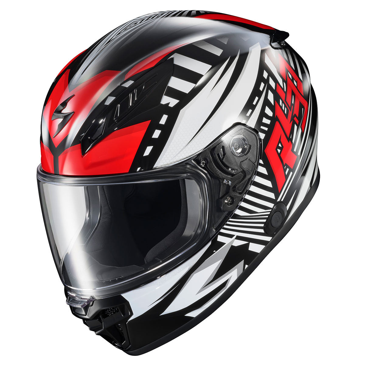 Scorpion-EXO-R430-Head-Trip-Full-Face-Motorcycle-Helmet-Red-Front-Side
