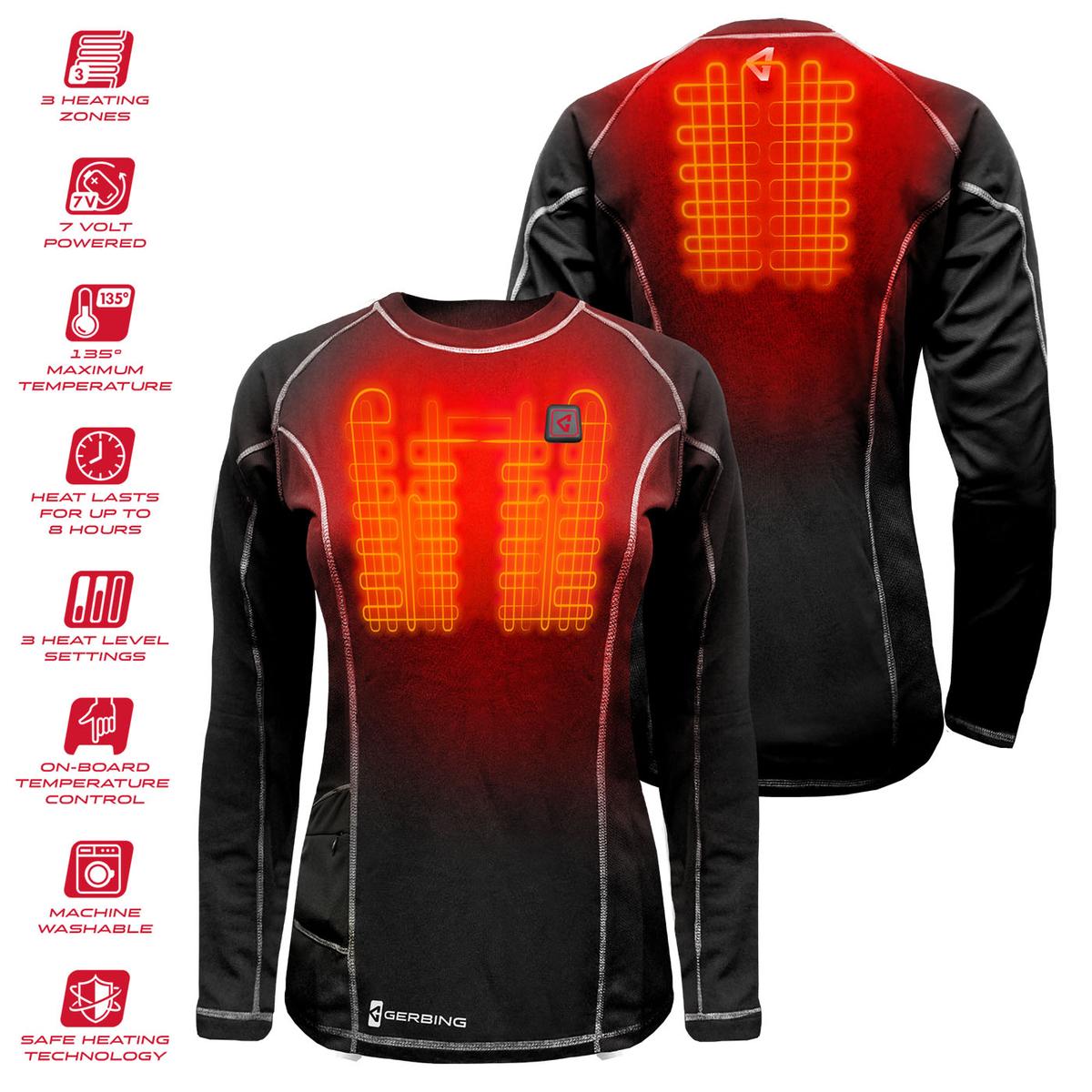Gerbing Women's 7V Heated Base Layer Shirt