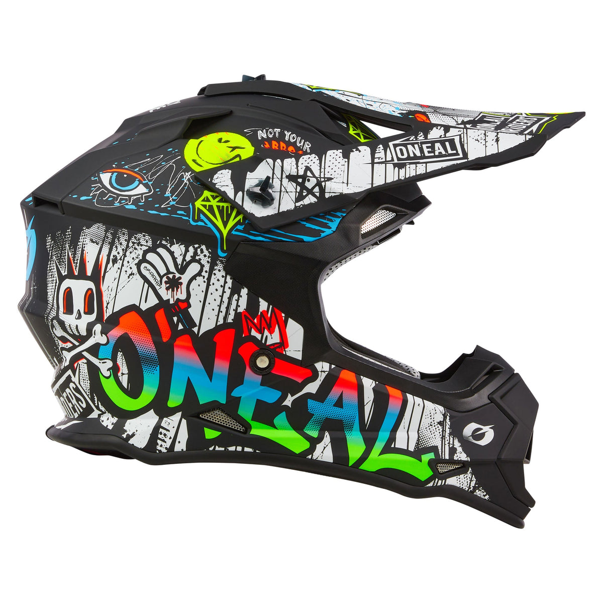O'Neal 2 SRS Rancid MX Motorcycle Helmet