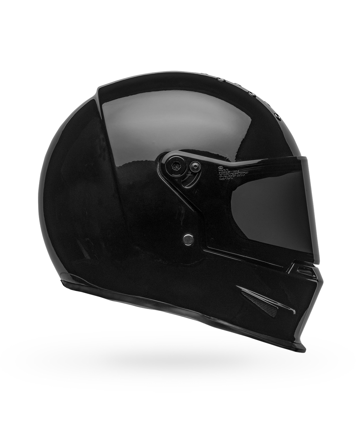 Bell Eliminator Solid Full Face Motorcycle Helmet - Angle & Detail View 10