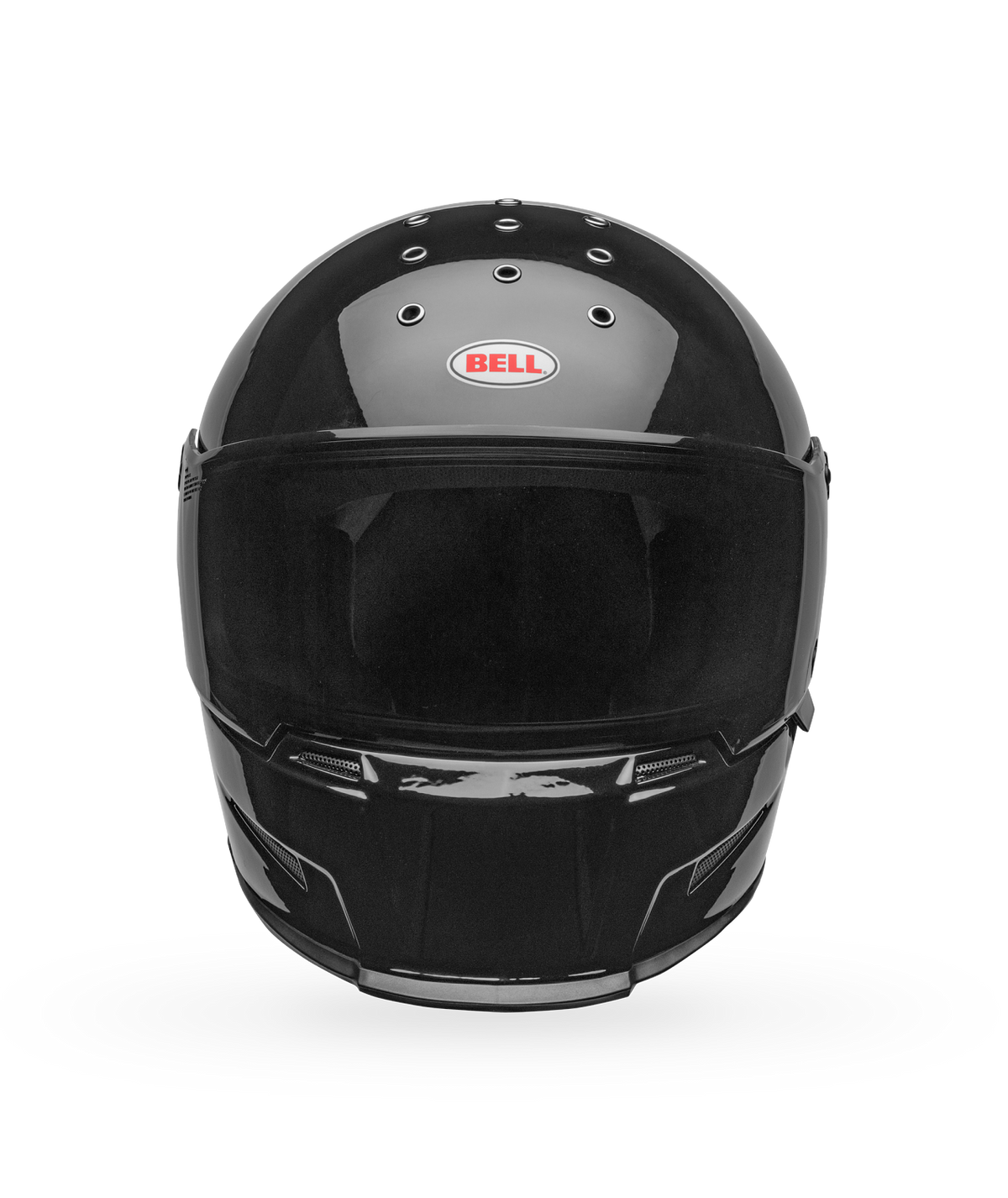 Bell Eliminator Solid Full Face Motorcycle Helmet - Angle & Detail View 11