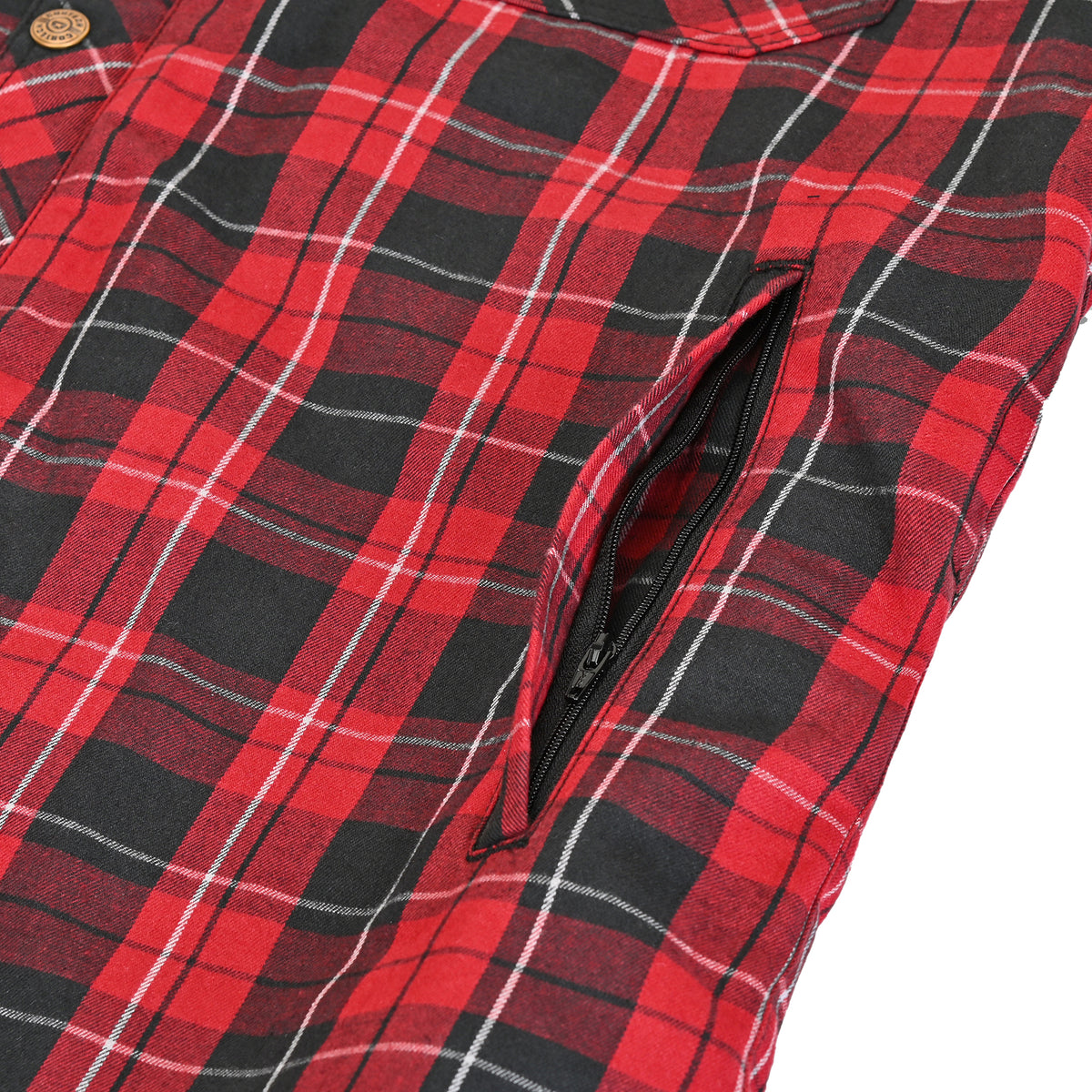 Cortech Men's El Camino Motorcycle Riding Flannel Shirt
