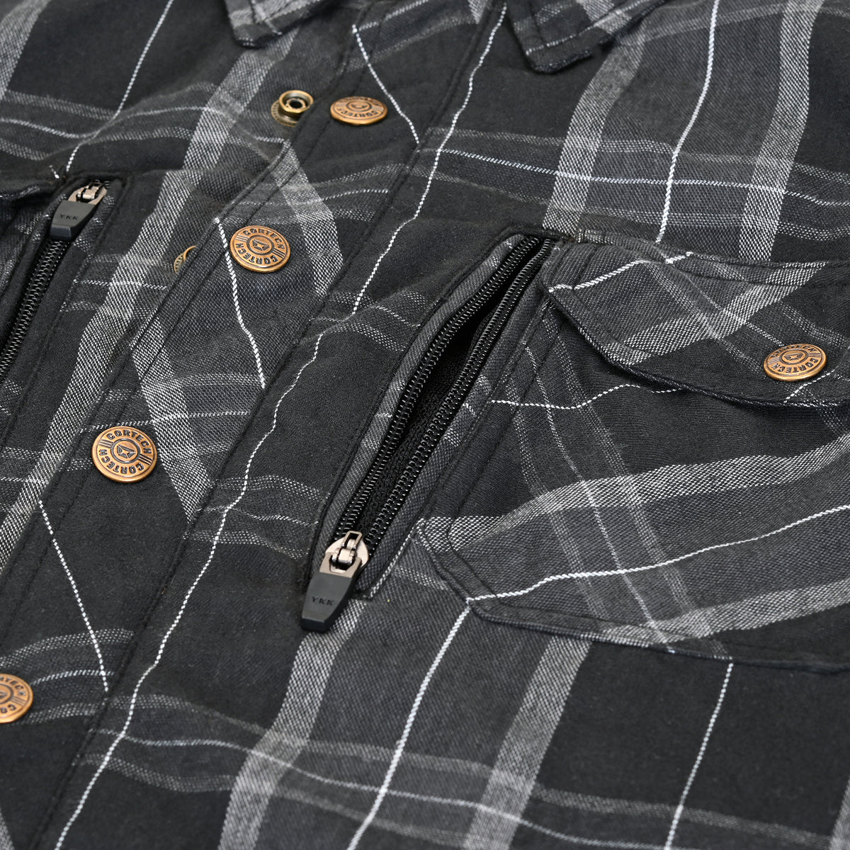 Cortech Men's El Camino Motorcycle Riding Flannel Shirt
