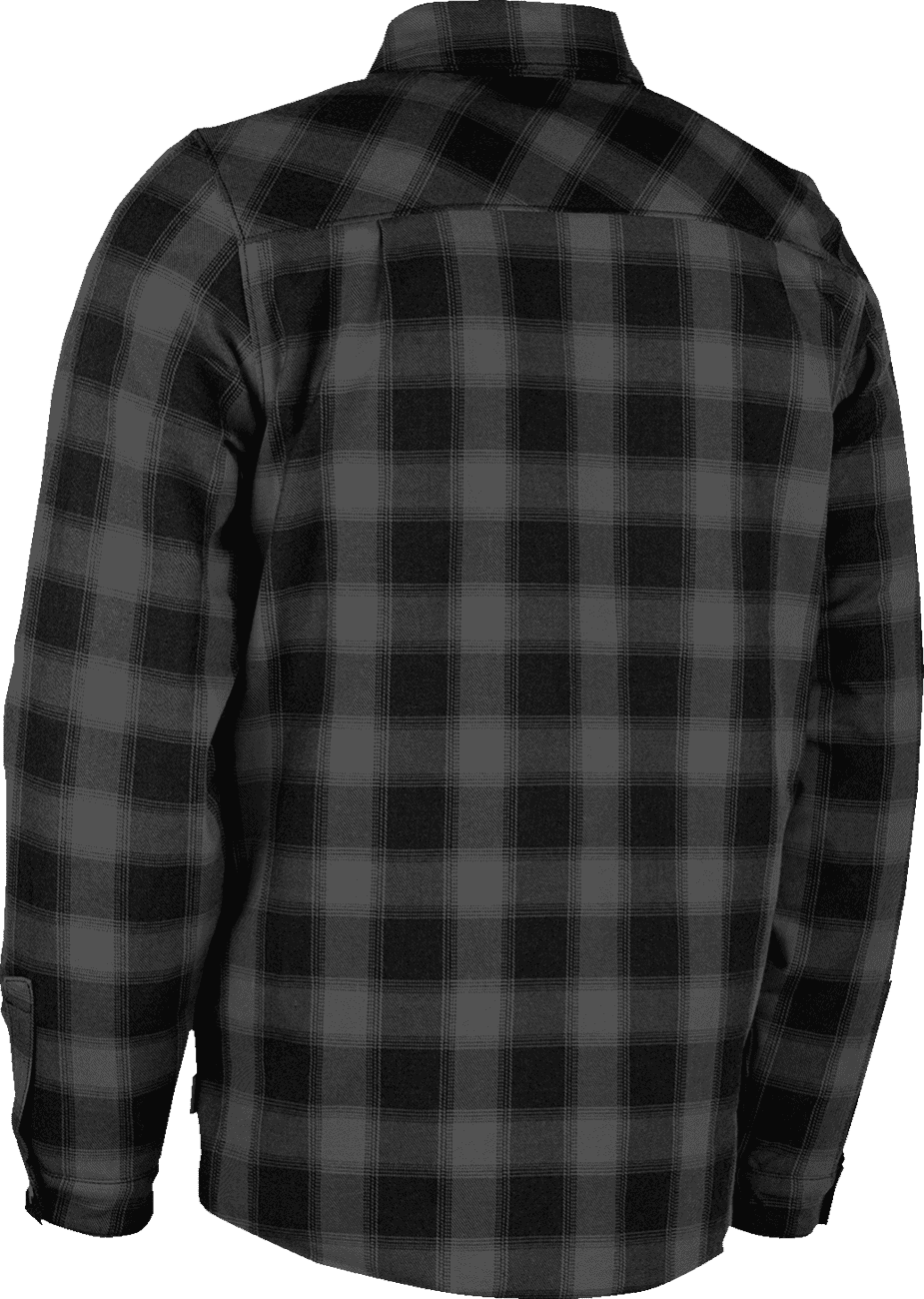 Icon Men's Fallblock Armored Motorcycle Flannel Shirt