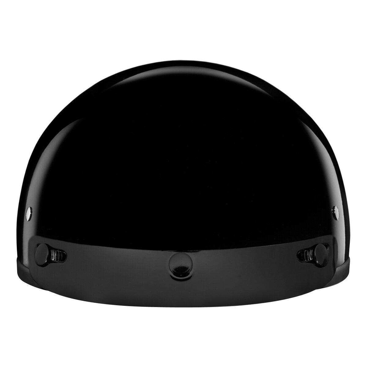 Daytona Skull Cap Half Helmet with Peak Visor