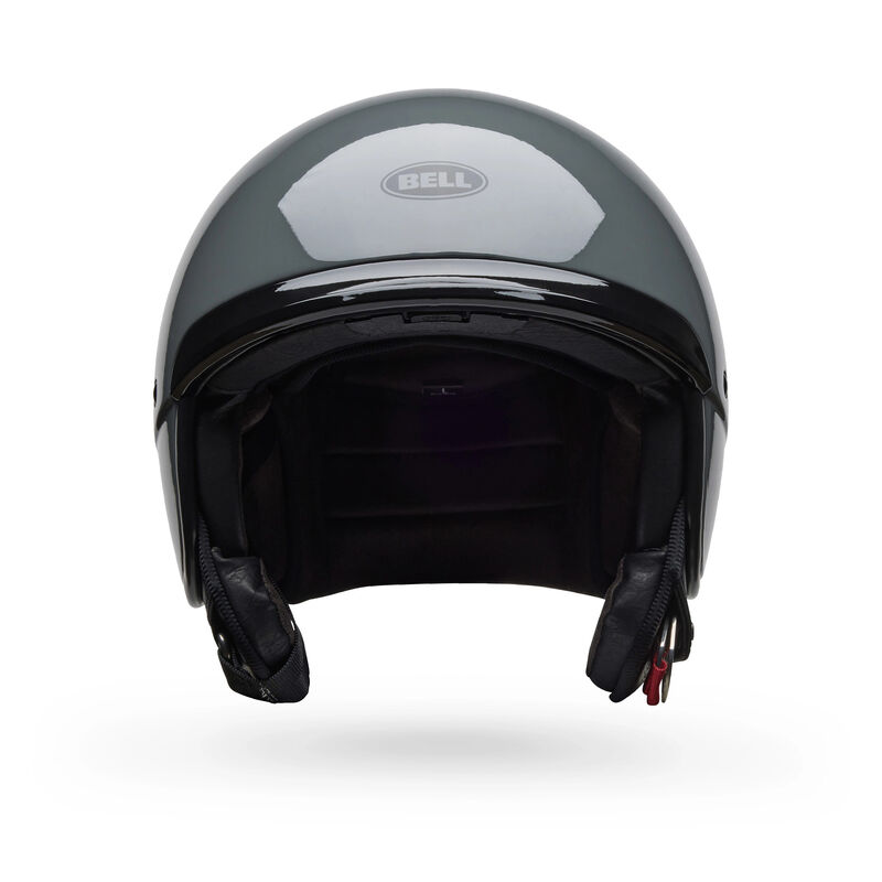 Bell Scout Air Solid Half Face Motorcycle Helmet - Angle & Detail View 18
