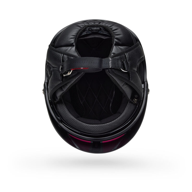 Bell Pit Boss Pinned Half Face Motorcycle Helmet - Angle & Detail View 11