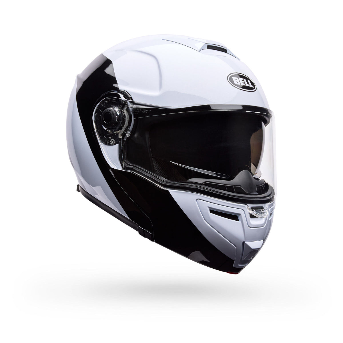 Bell SRT Flow Modular Motorcycle Helmet - Front 3/4 Angle View