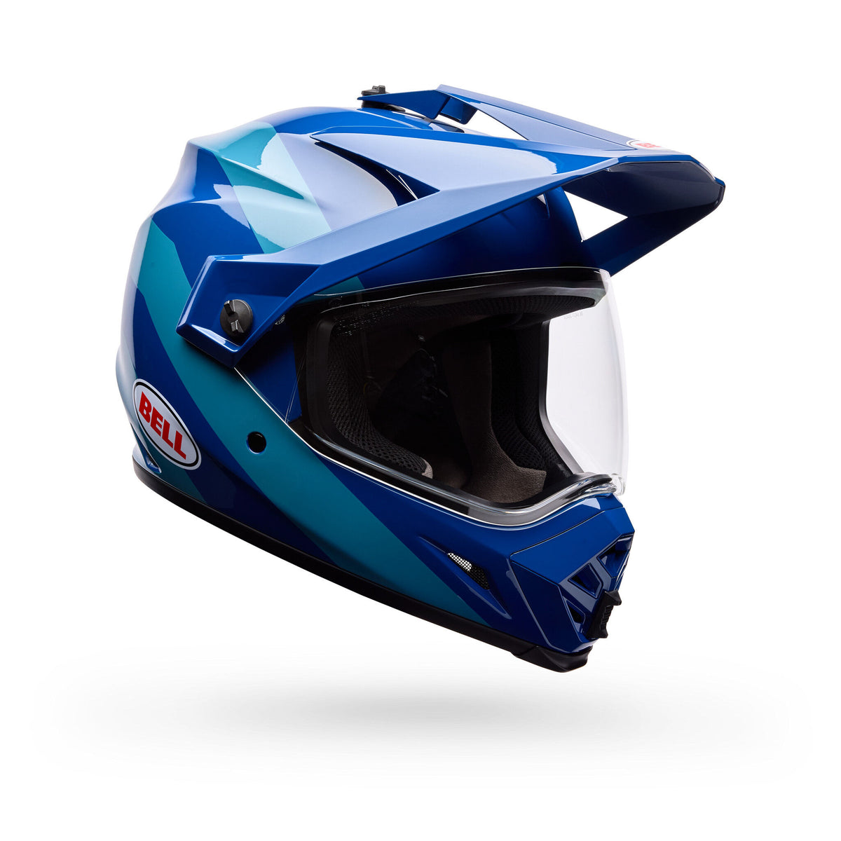 Bell MX-9 Adventure Mips Motion Motorcycle Helmet - Angle & Detail View 9