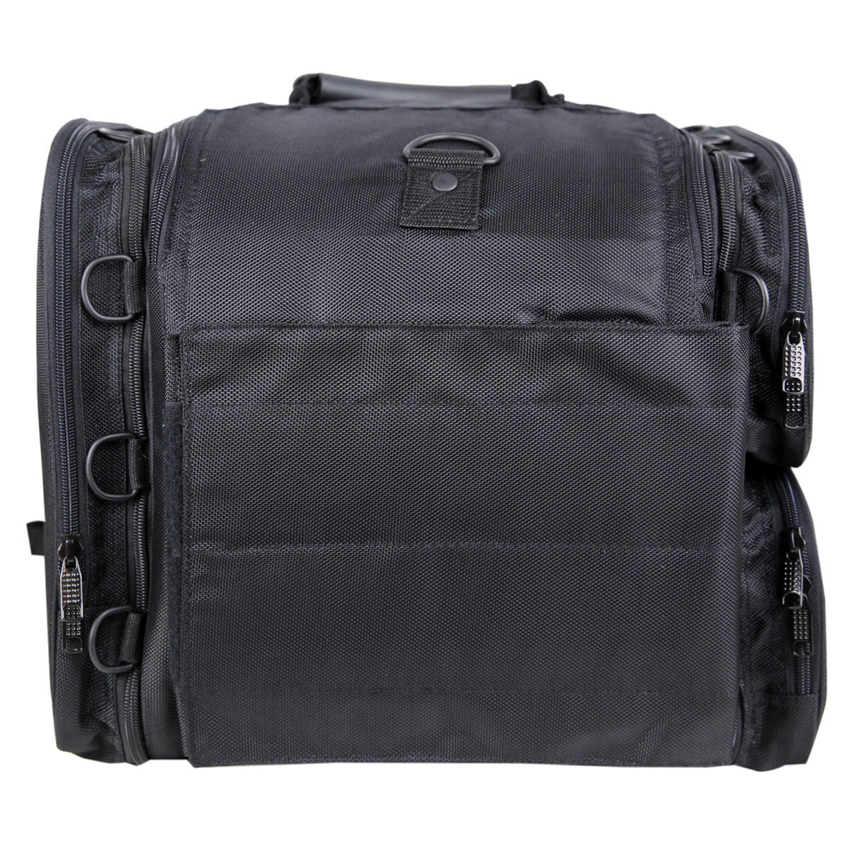 Vance VS340 Black Nylon Motorcycle Luggage Travel Pack Sissy Bar Bag