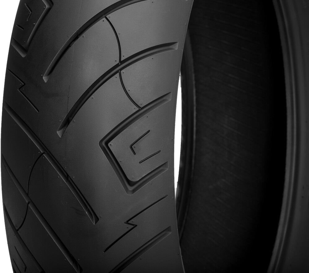 Shinko 777 Cruiser Rear 200/55R-17 78V Radial TL Motorcycle Tire - Tread Pattern Profile