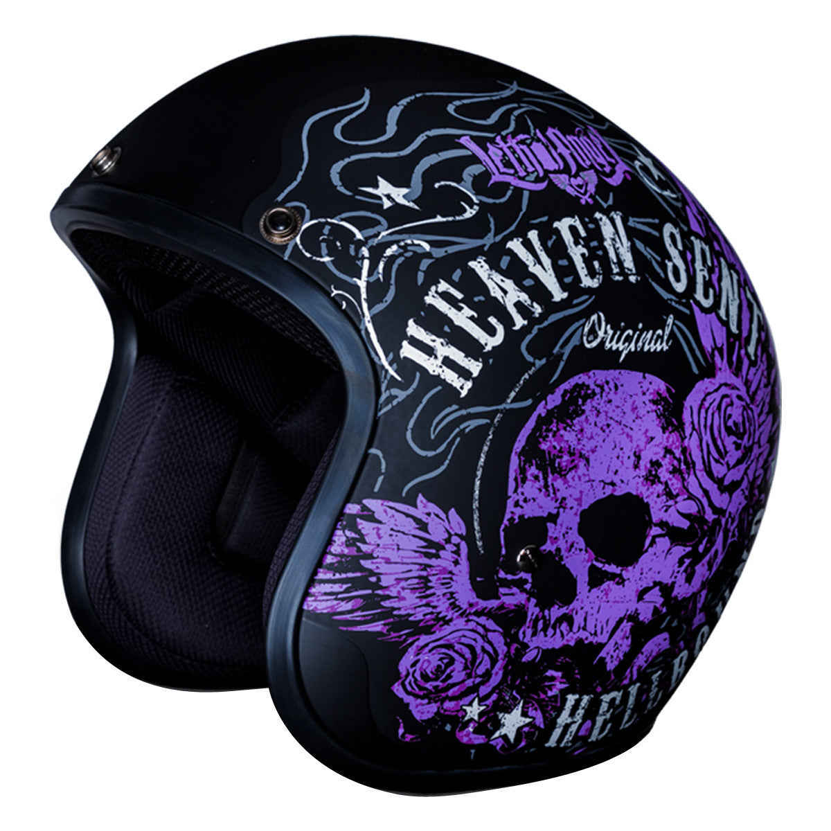Daytona Cruiser Heaven Sent Helmet - Without Visor