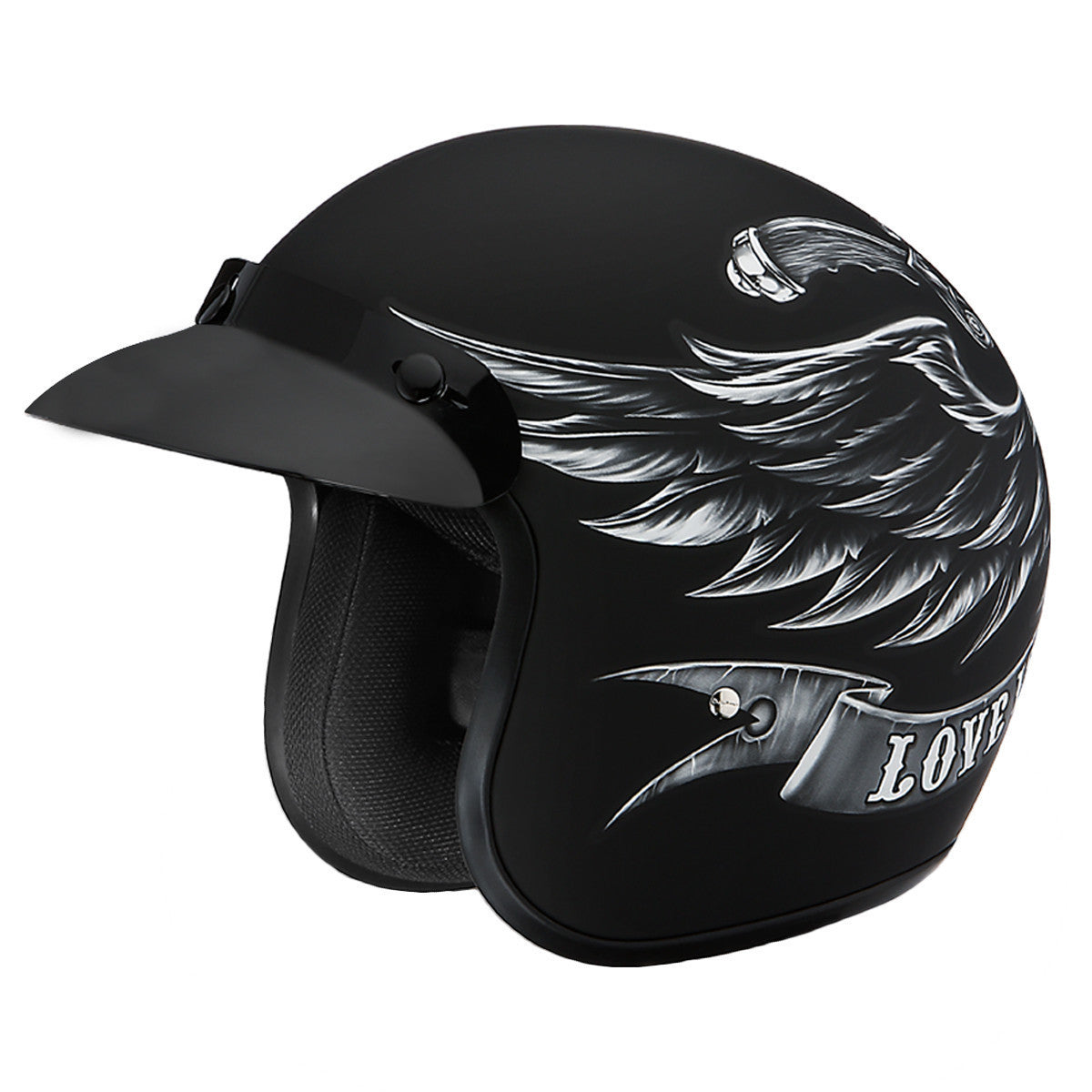 Daytona Cruiser Love It Helmet View
