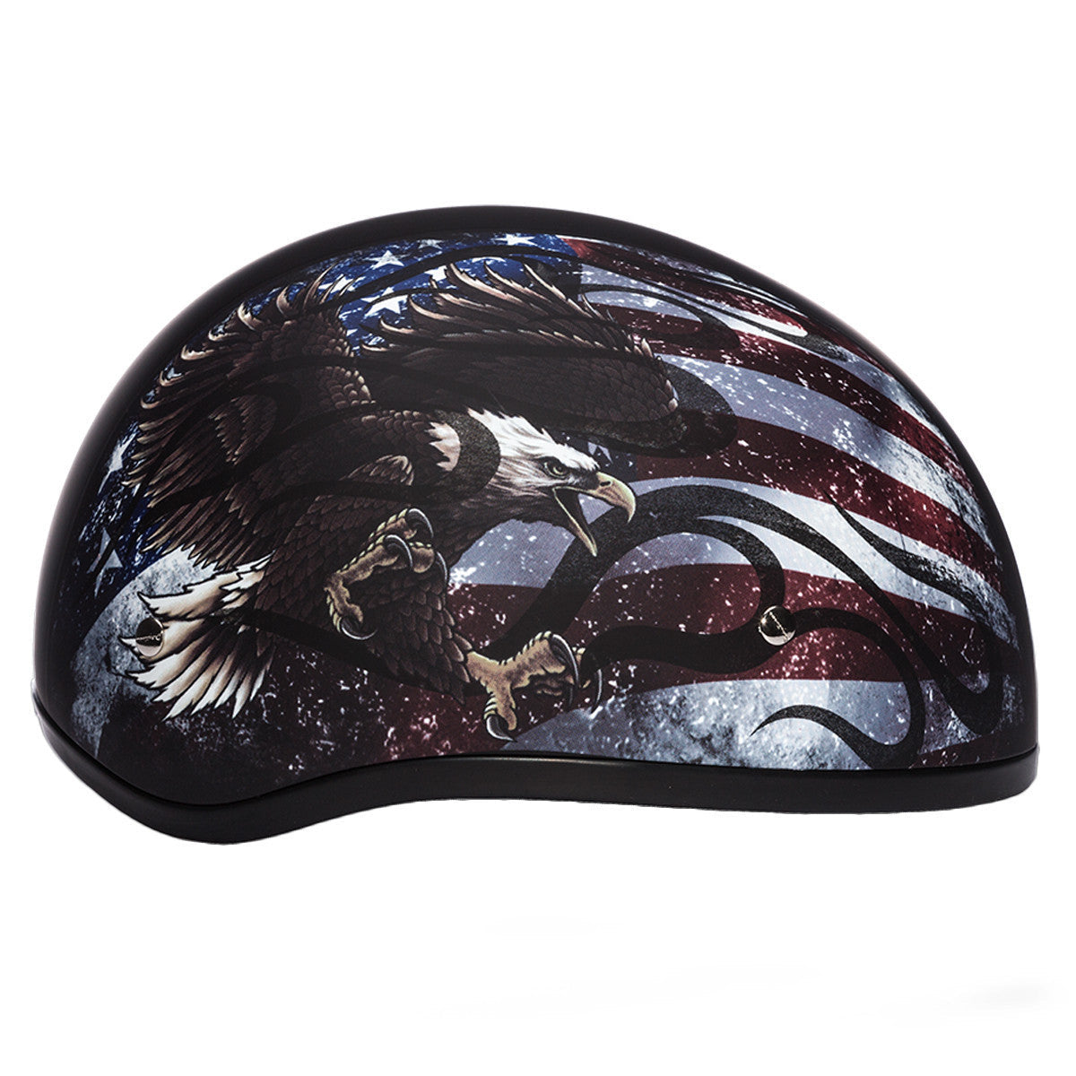 Daytona Skull Cap USA Half Helmet View