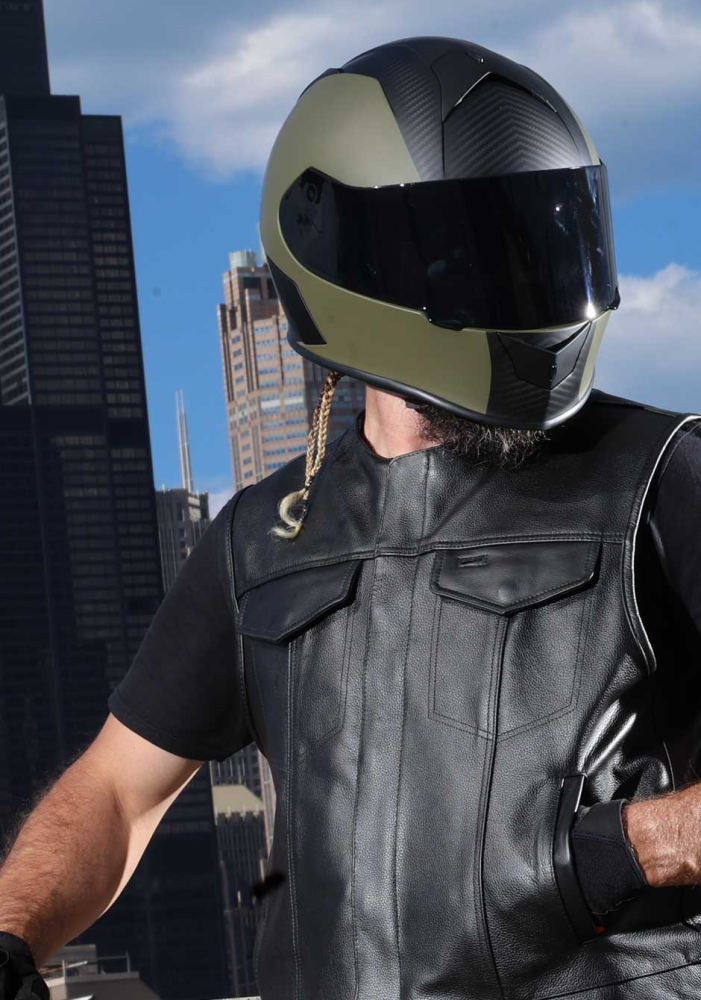 Icon Airflite Dark Rubatone Full Face Motorcycle Helmet