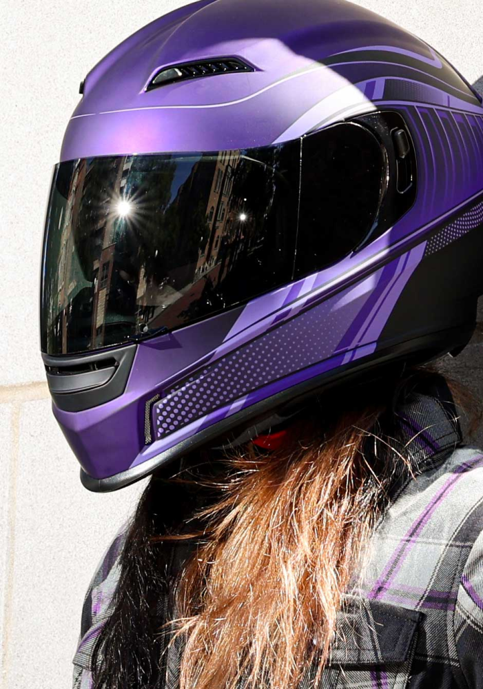 Icon Airflite Dark Rubatone Full Face Motorcycle Helmet