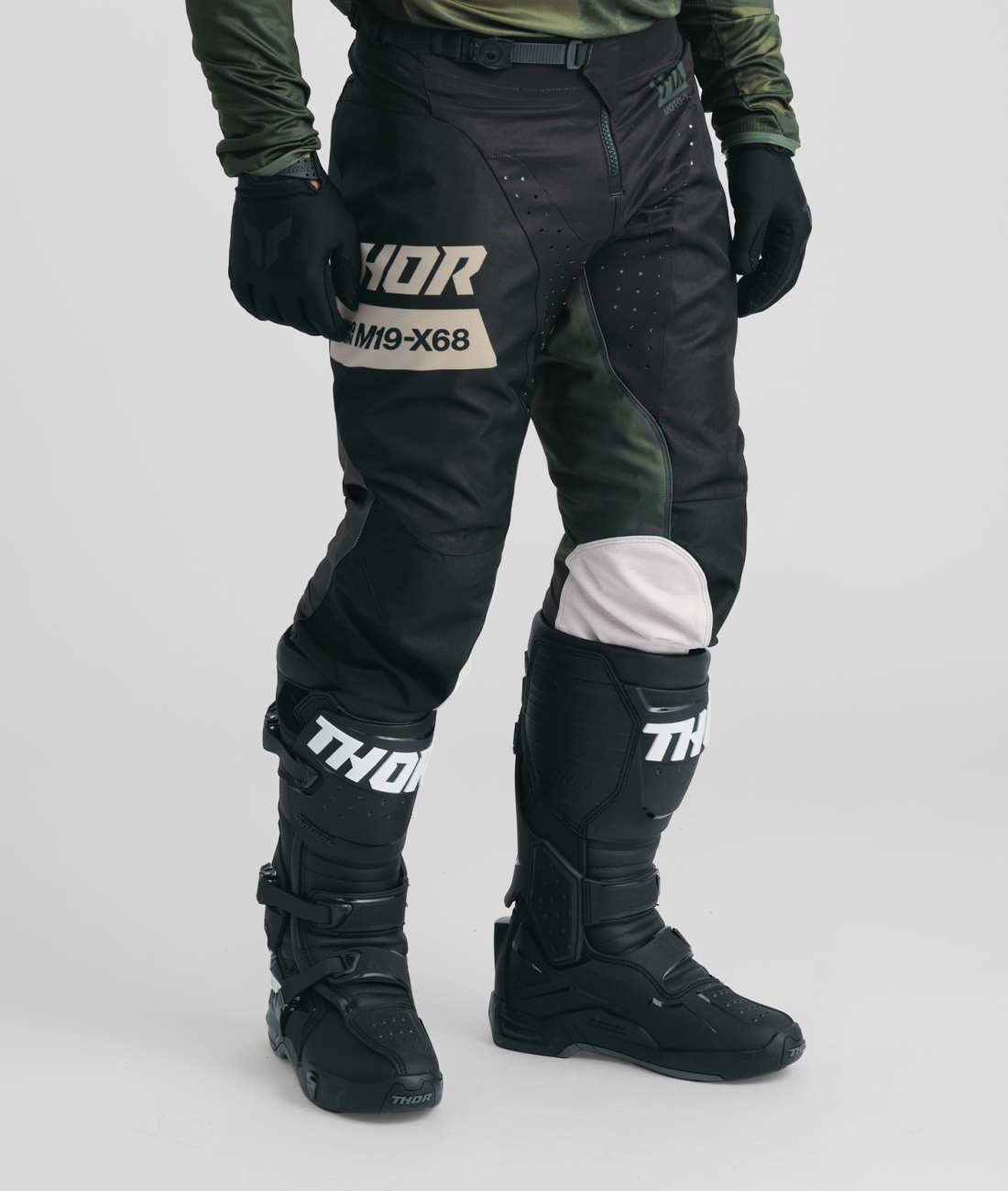 Thor Men's Launchmode Bleach MX Motorcycle pants