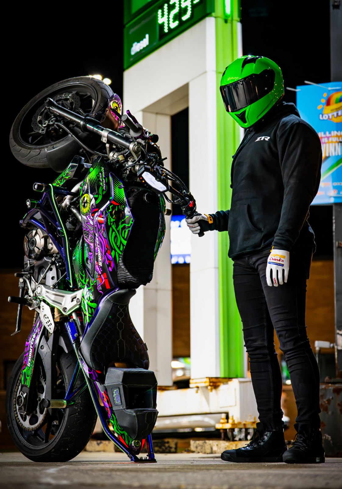 Z1R Talon Solid Full Face Motorcycle Helmet