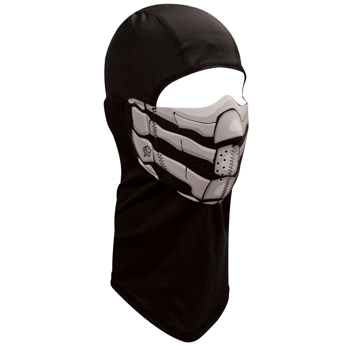 Zan Headgear Bone Breath Glow in the Dark Half Mask