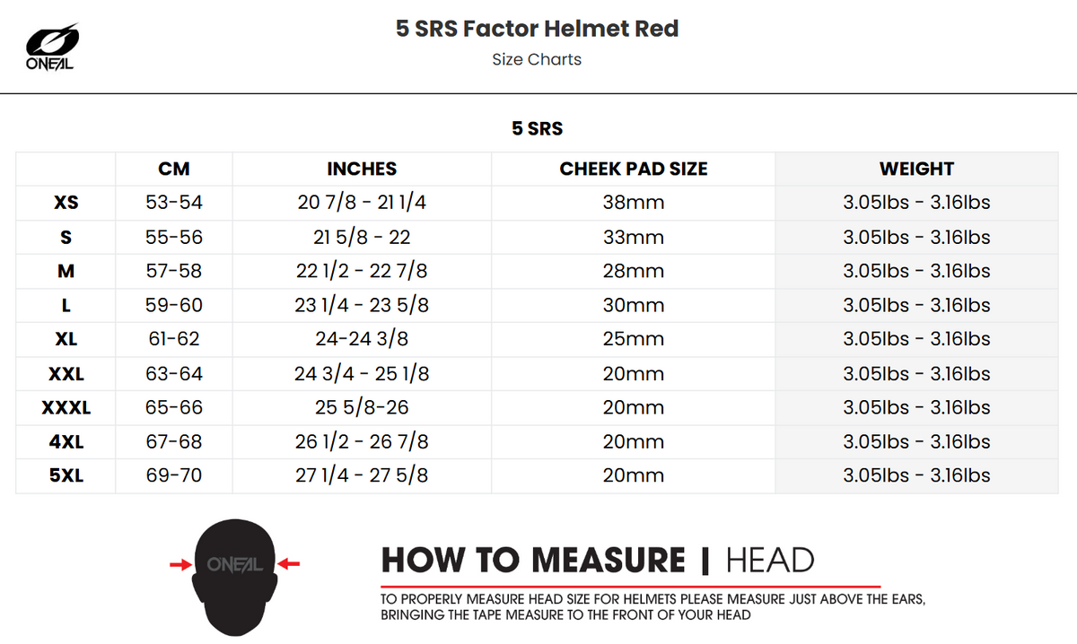 O'Neal 5 SRS Factor MX Motorcycle Helmet