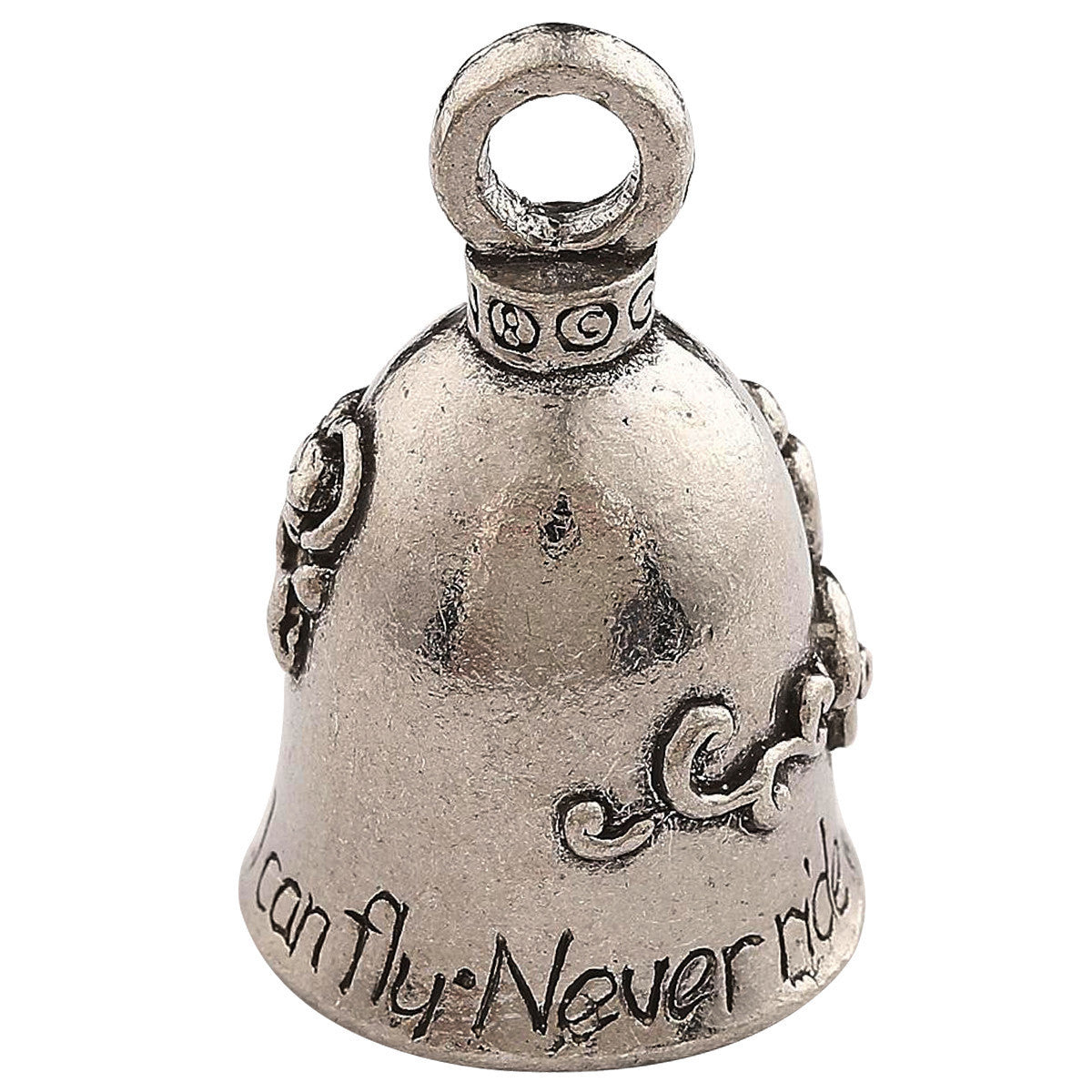 Biker Motorcycle Bells - Guardian Bell Never Ride Faster Than Your Angel Can Fly