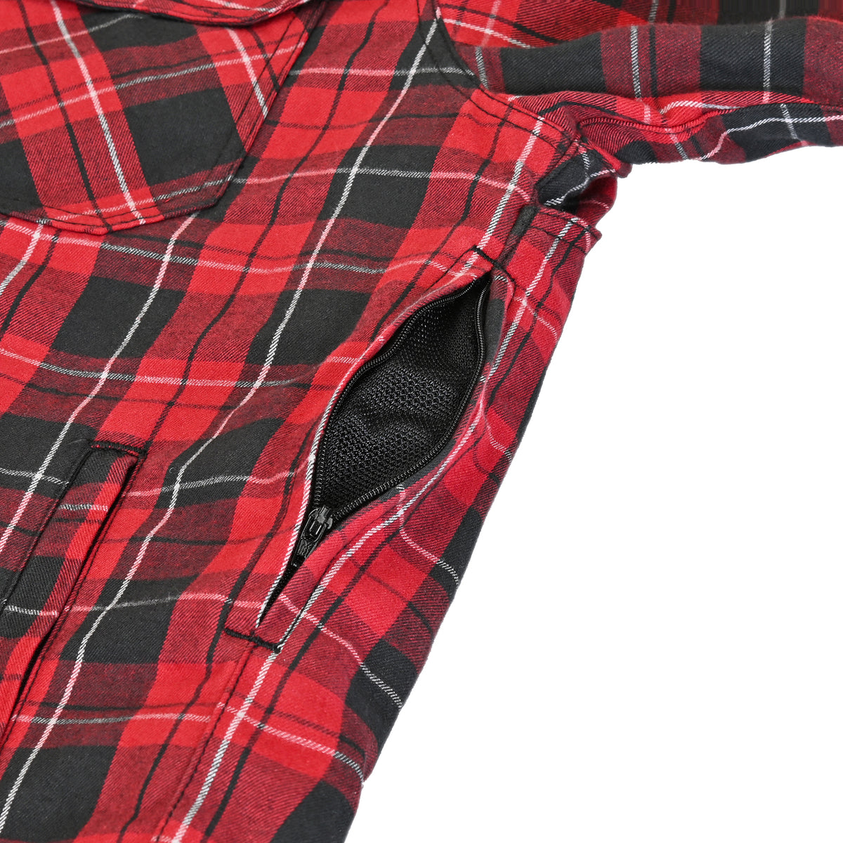 Cortech Men's El Camino Motorcycle Riding Flannel Shirt