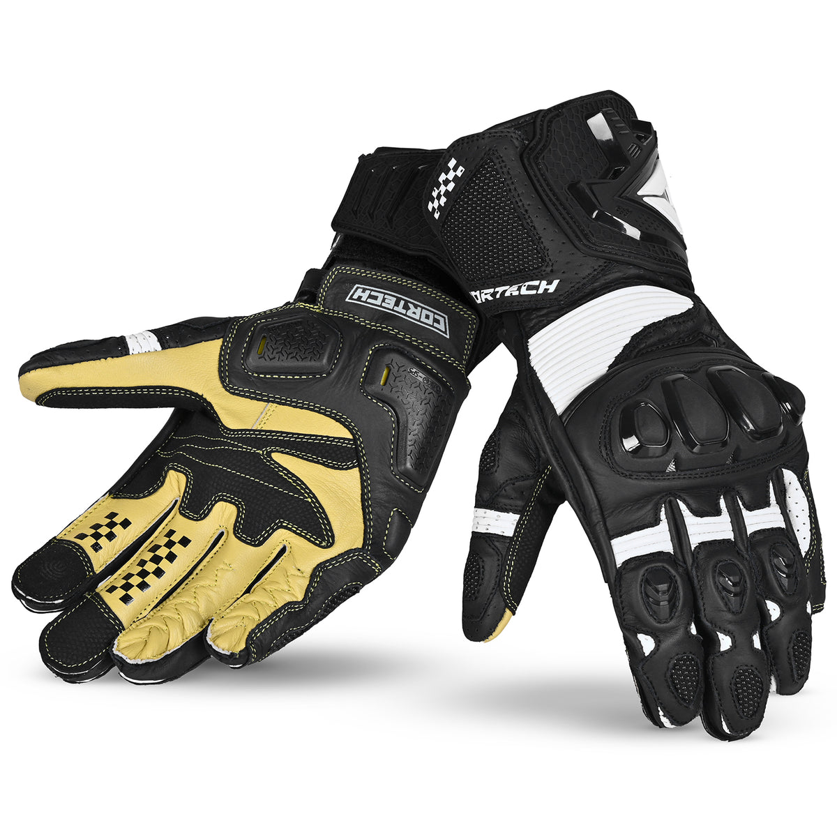 Cortech Men's Sector Pro RR Leather Motorcycle Gloves