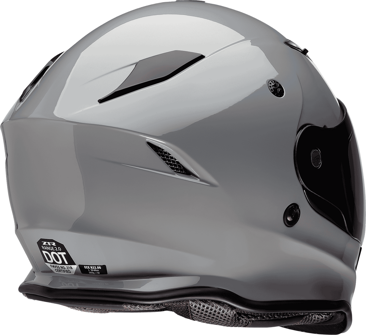 Z1R Nemesis Smoke Full Face Motorcycle Helmet