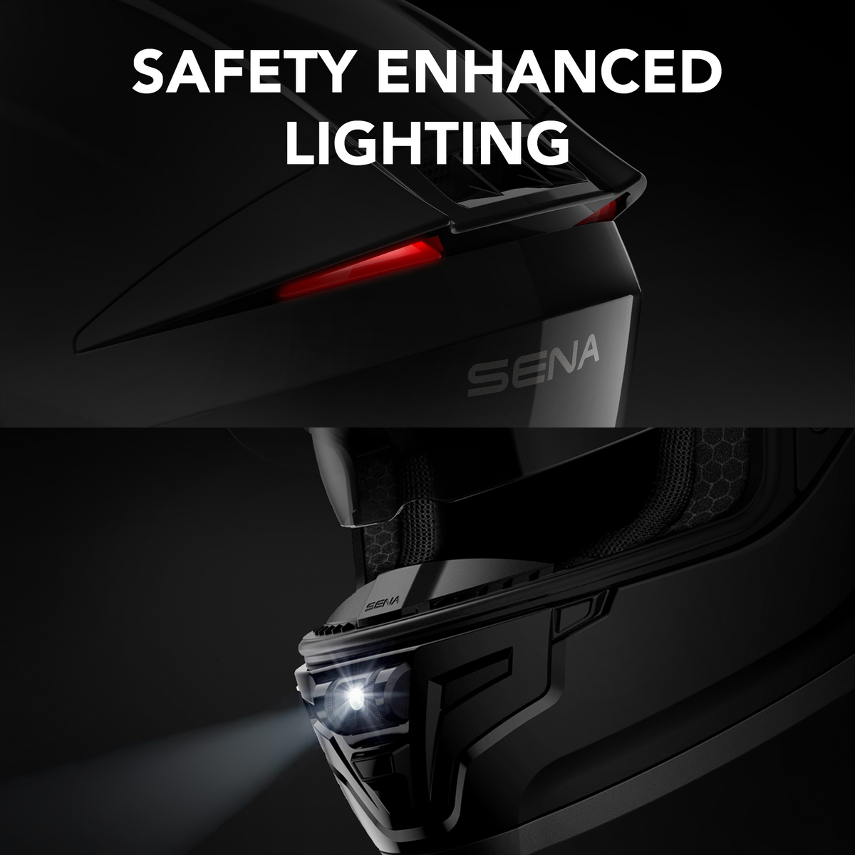 Sena Phantom FF Mesh COM Full Face Smart Motorcycle Bluetooth Helmet