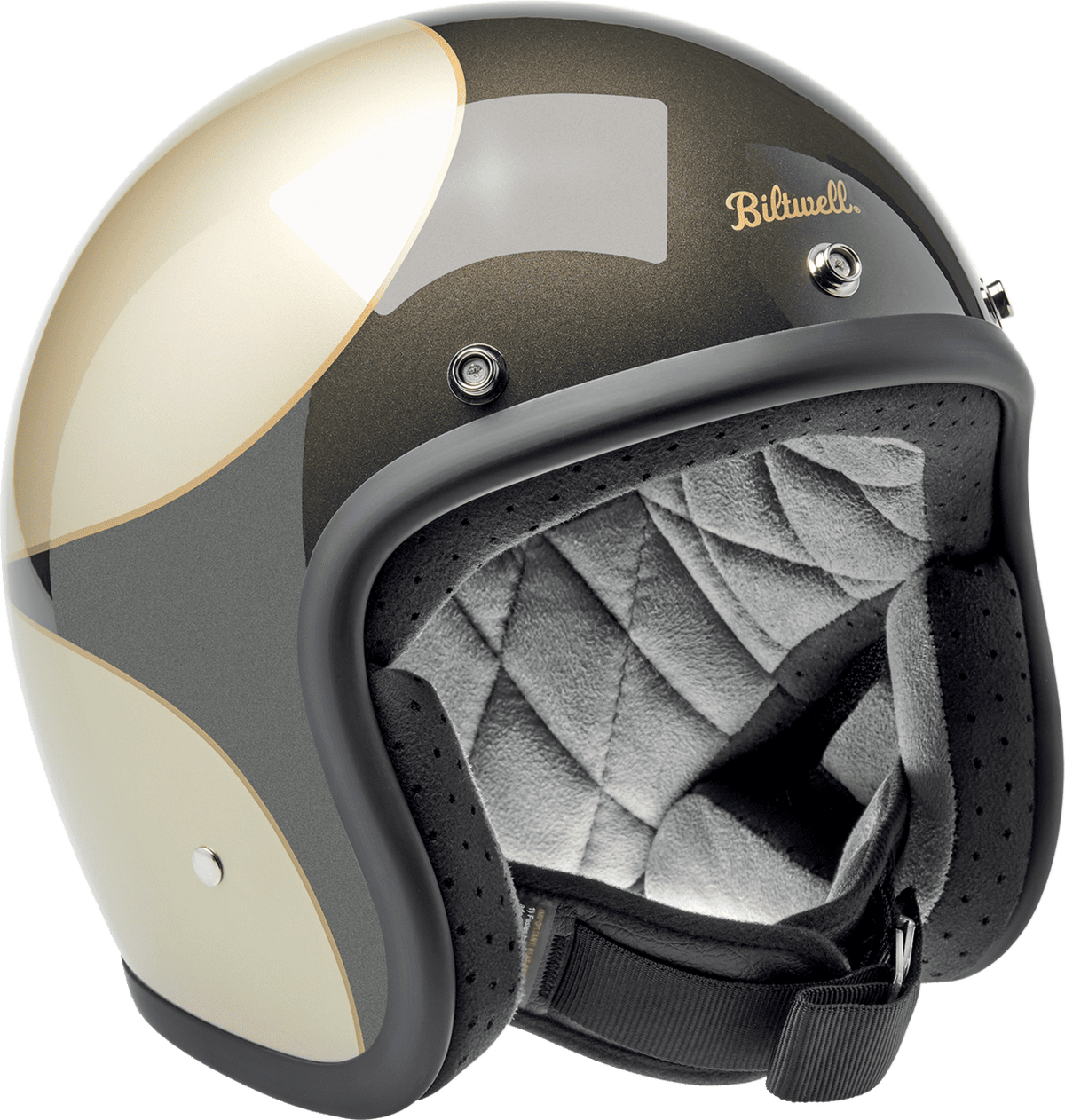 Biltwell Bonanza Scallop Open Face Motorcycle Helmet