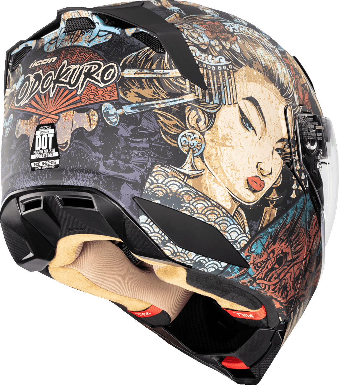 Icon Threshold Odokuro Modular Motorcycle Helmet