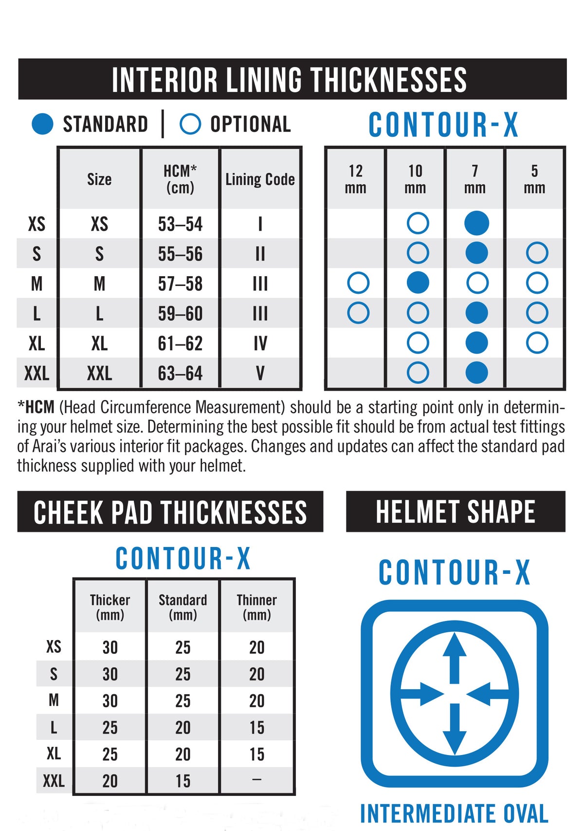 Arai Contour-X Solid Full Face Motorcycle Helmet