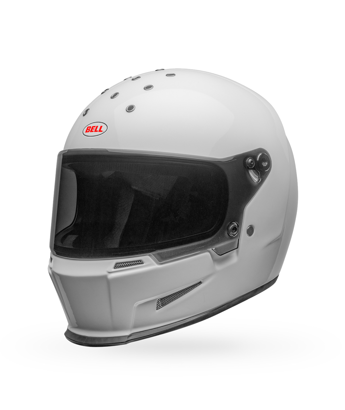 Bell Eliminator Solid Full Face Motorcycle Helmet - Angle & Detail View 19