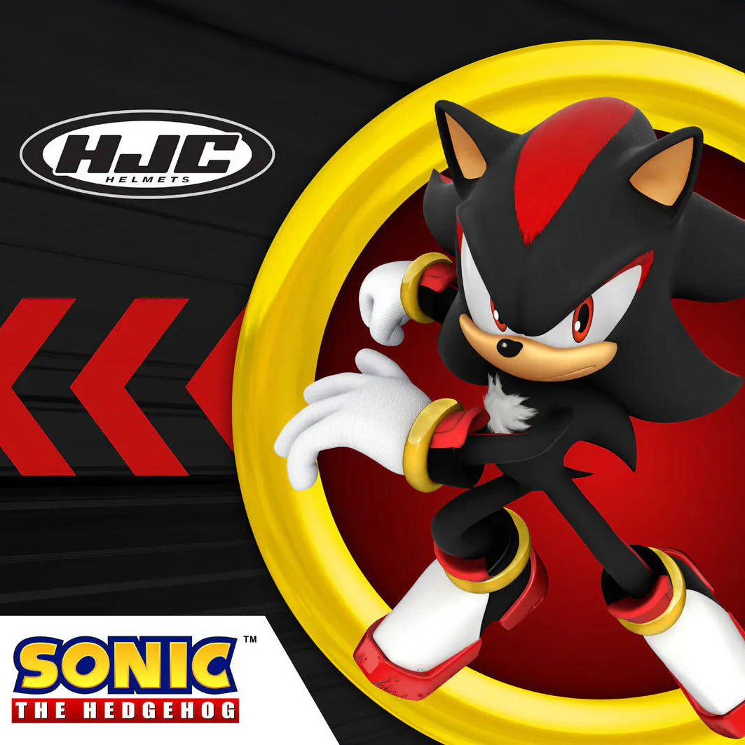 HJC RPHA 12N Shadow the Hedgehog Full Face Motorcycle Helmet
