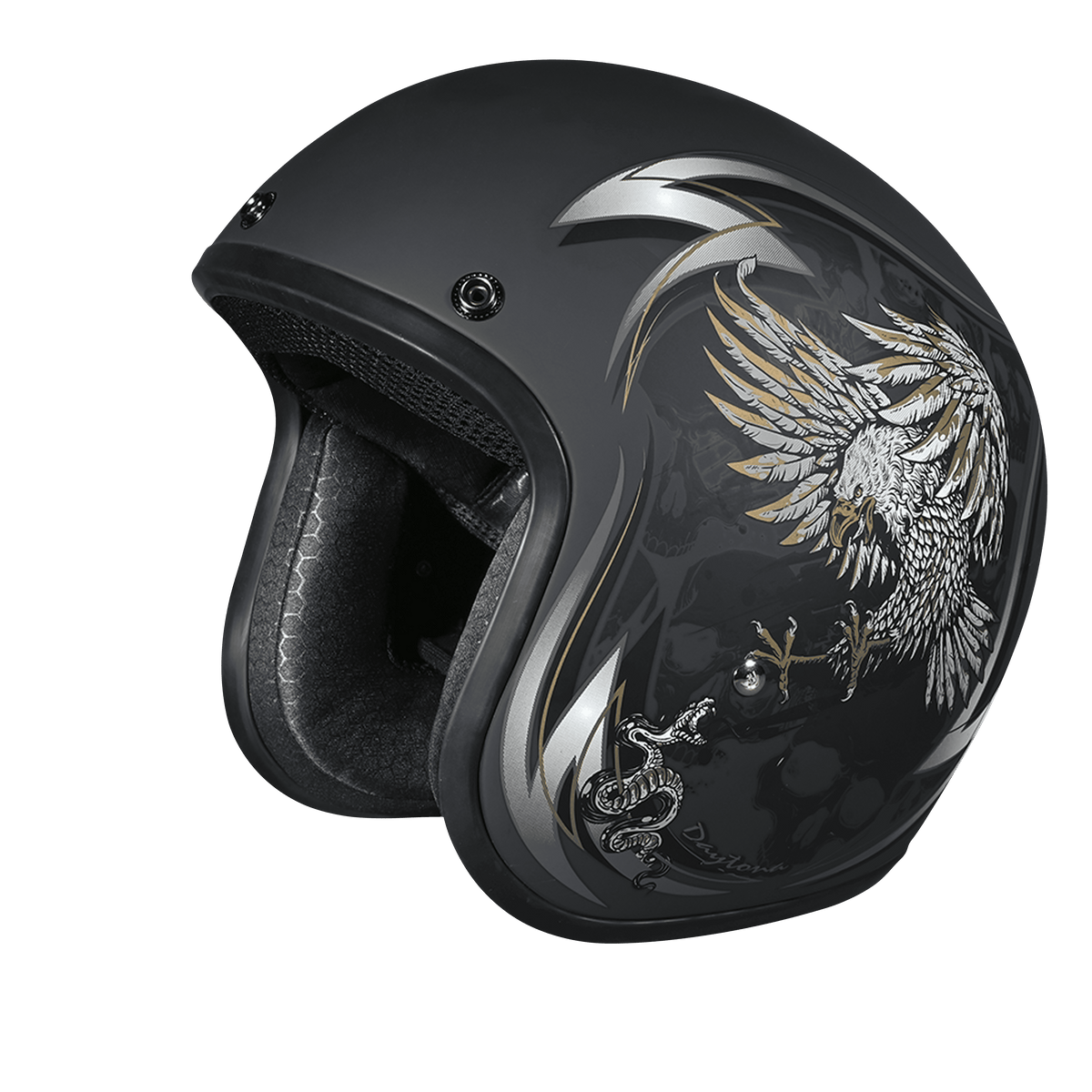 Daytona Cruiser Wild Soul Open Face Motorcycle Helmet