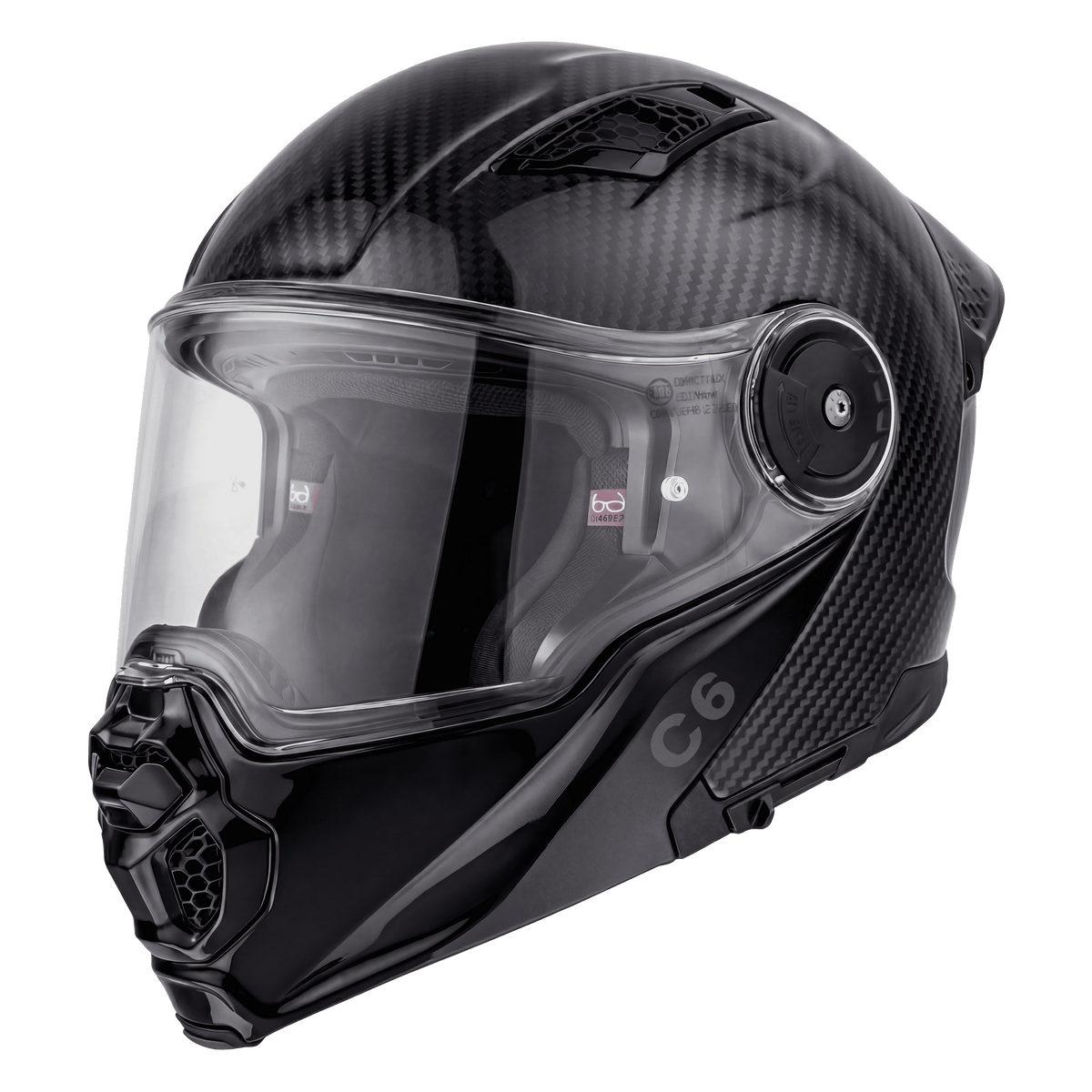 Daytona C6 Carbon Fiber Modular Motorcycle Helmet