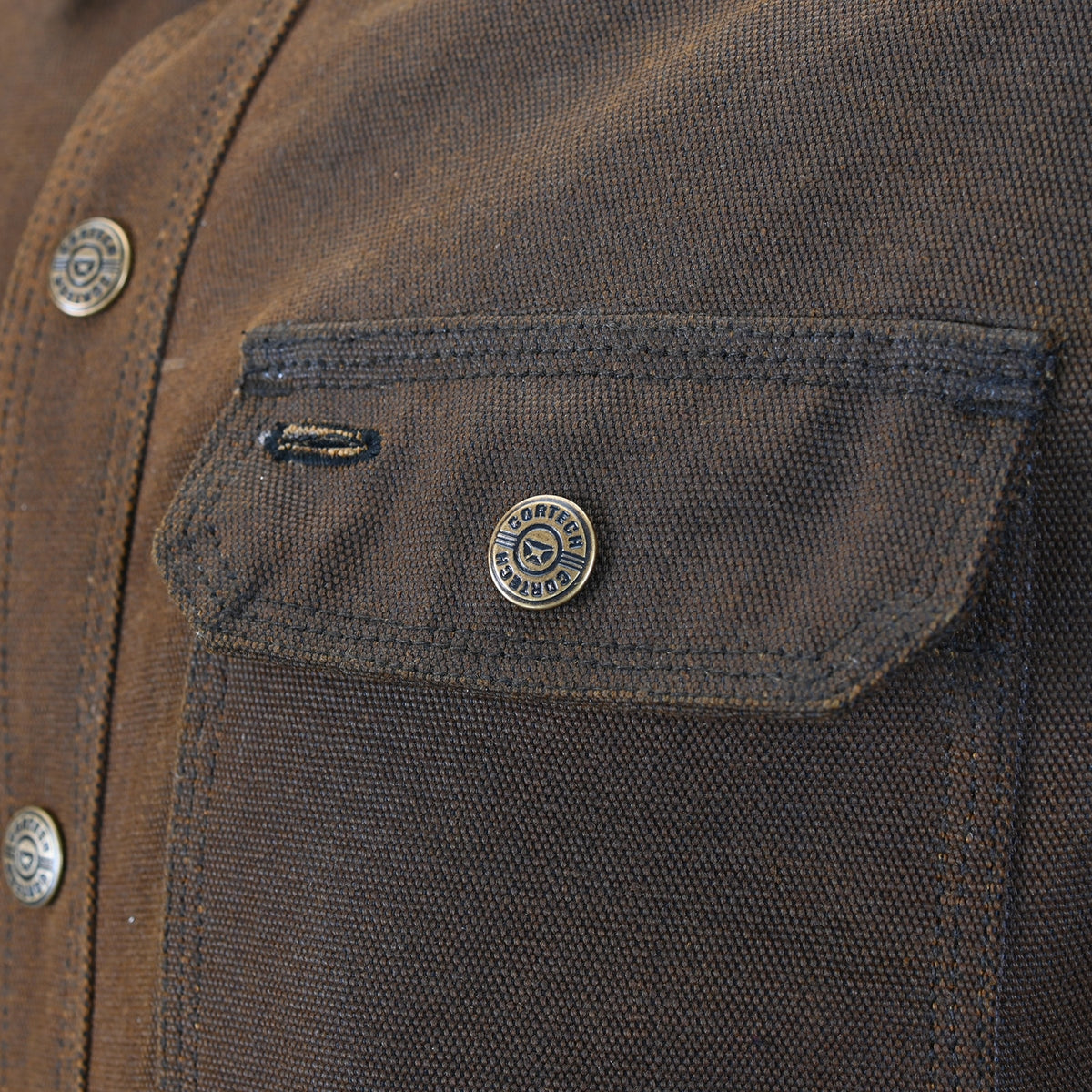 Cortech Men's Rambler Wax Cotton Motorcycle Riding Jacket
