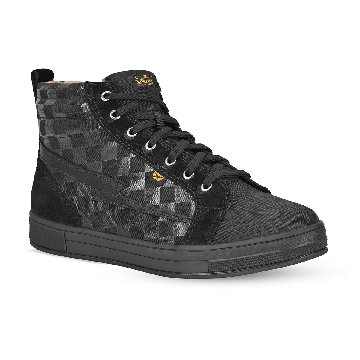 Cortech Men's Slayer Canvas Check Riding Shoes