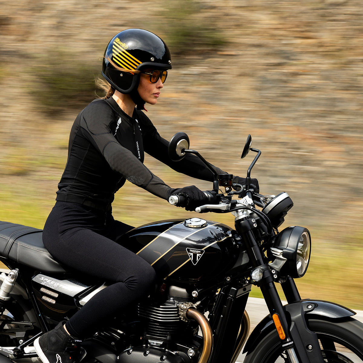 Biltwell Bonanza Lightspeed Open Face Motorcycle Helmet