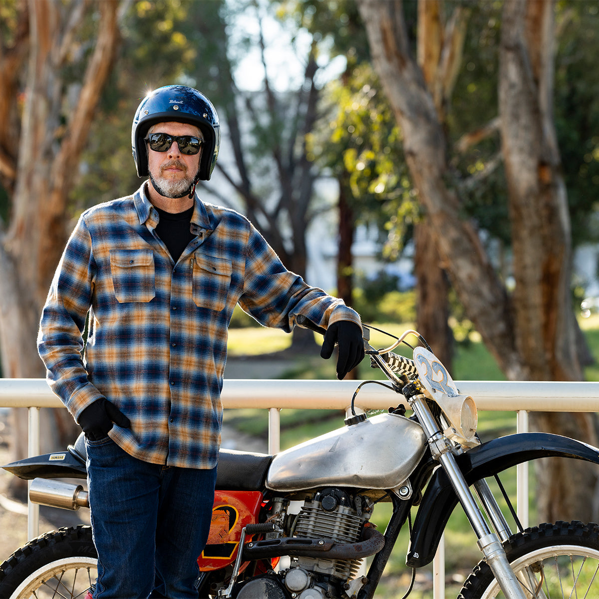 Biltwell Bonanza Holeshot Open Face Motorcycle Helmet