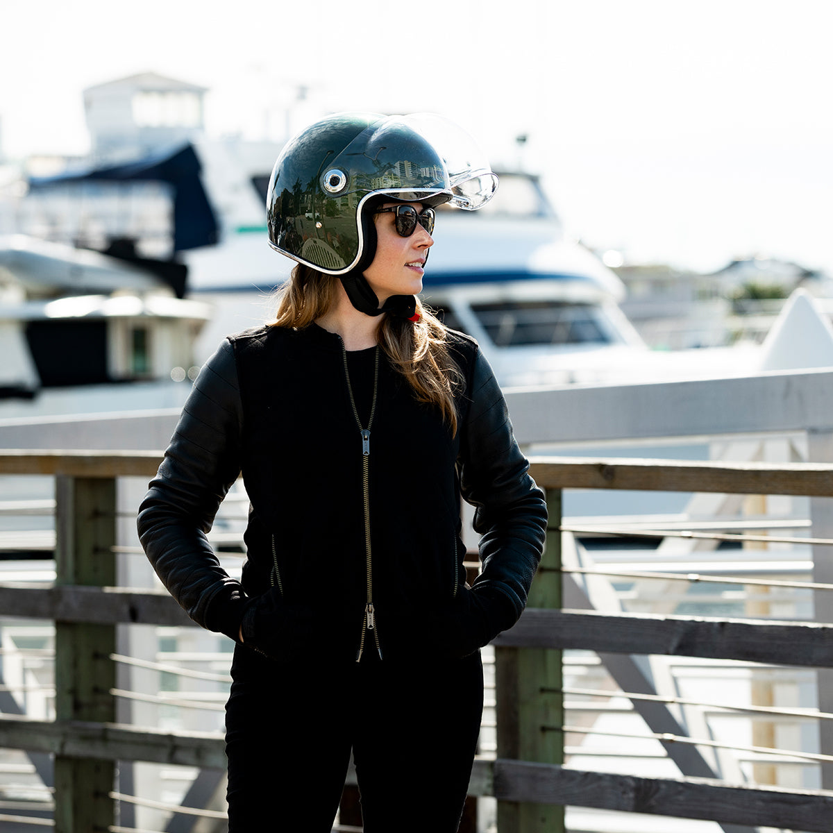 Biltwell Tahoe Solid Open Face Motorcycle Helmet
