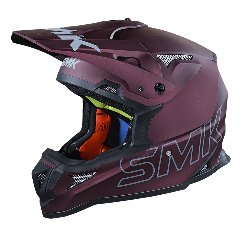 SMK Allterra Solid Off-Road Motorcycle Helmet